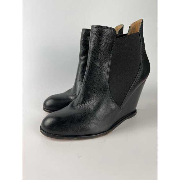 Corso Como Black Wedge Booties size 8.5 - Picture 11 of 12
